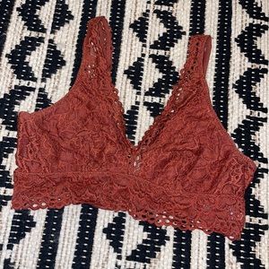 Aerie burnt orange bralette medium